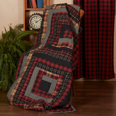 Rustic Quilted Throw