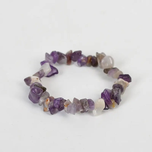 Amethyst Chipped Gemstone Bracelet