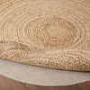 3ft Round Jute Rug with Rug Pad
