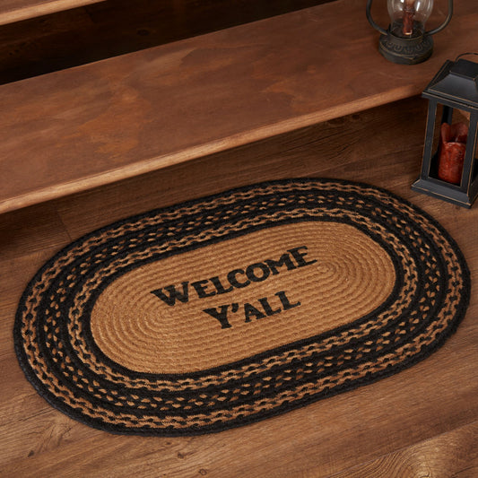 Welcome Y'all Rug with Rug Pad