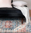 Gianna Blue & Red Rug