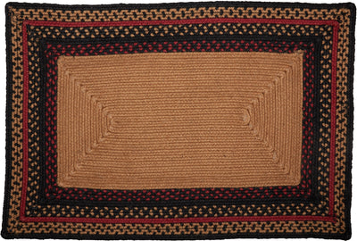 Welcome To Our Cabin Jute Rug with Rug Pad