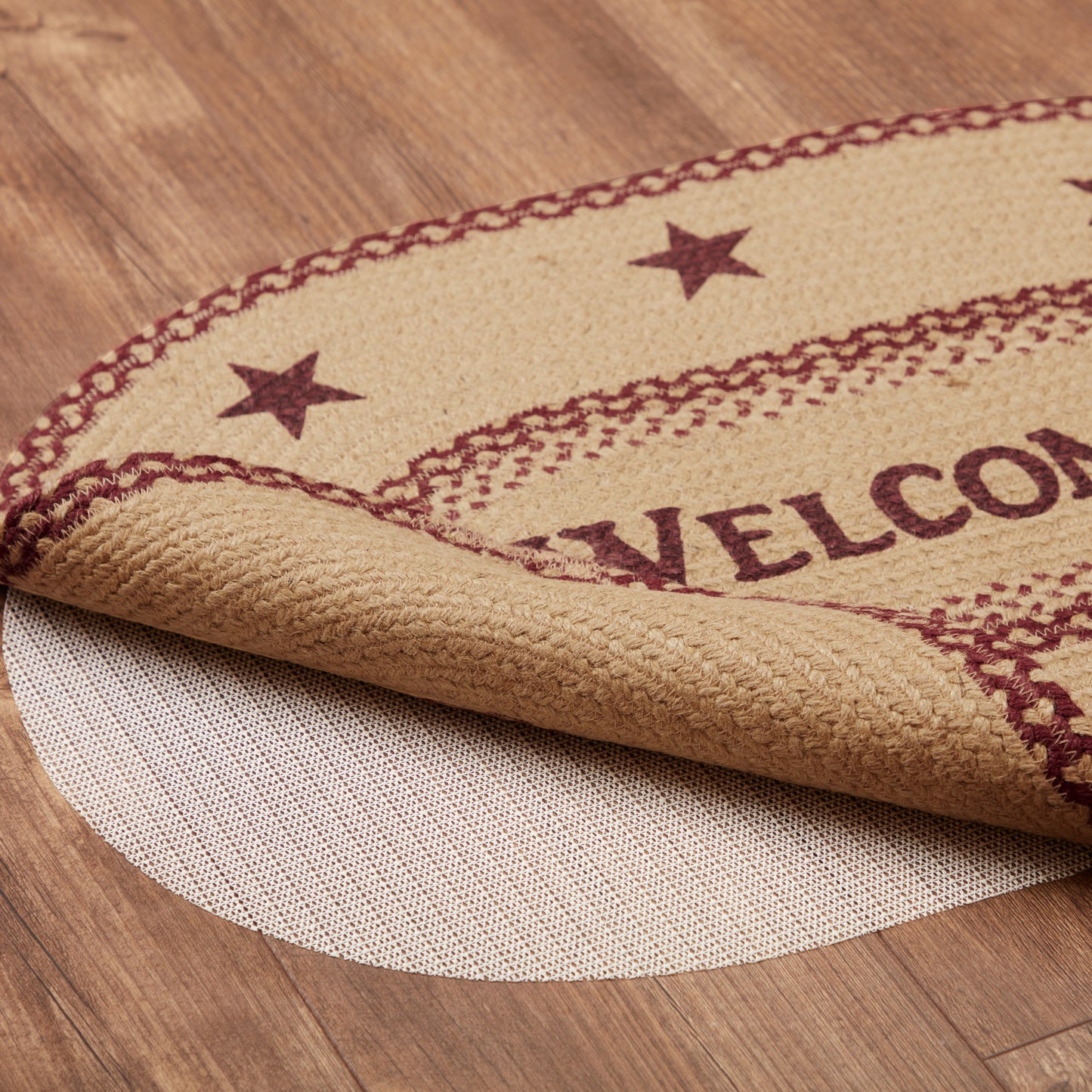 Welcome Rug with Rug Pad