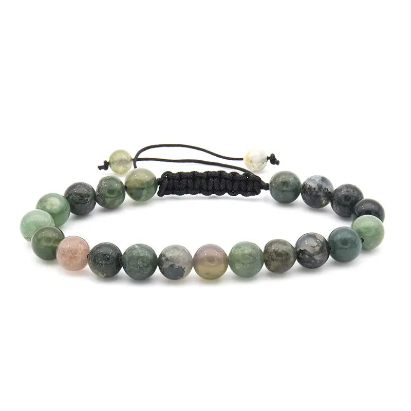 Indian Agate Adjustable Bracelet