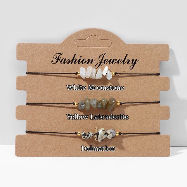 3 Piece Crystal Bracelet Set