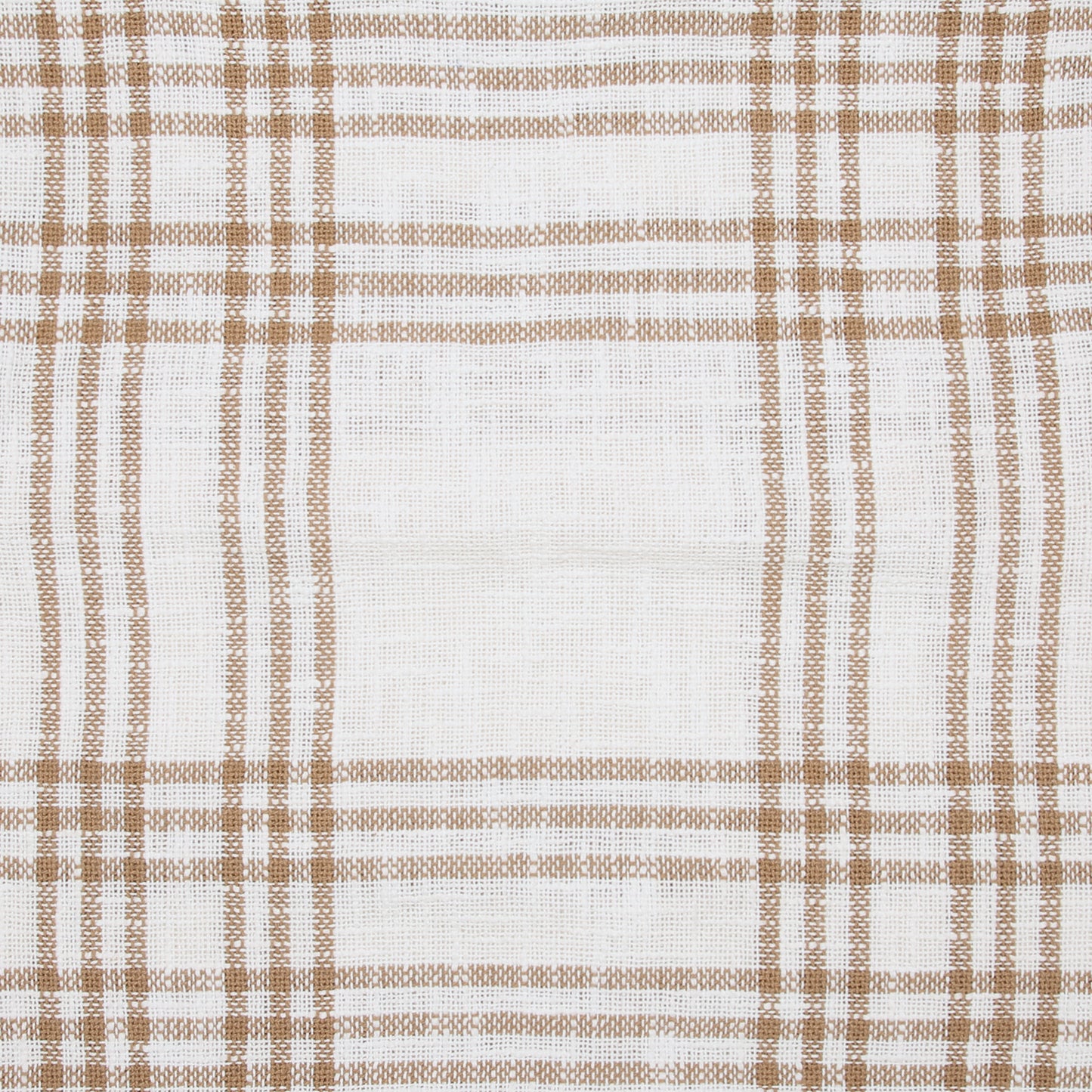 Wheat Plaid Throw Blanket