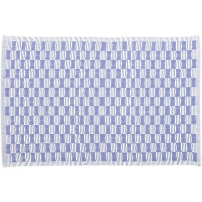 Blue Ribbed Placemats - Set of 6