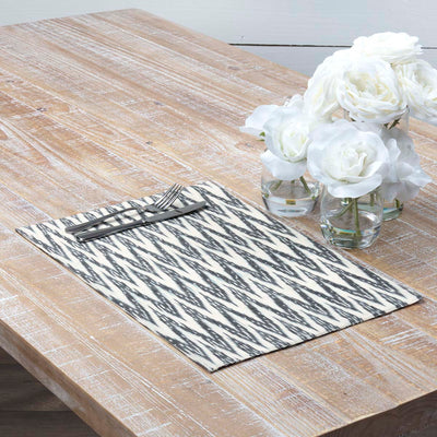 Black & White Placemats - Set of 6